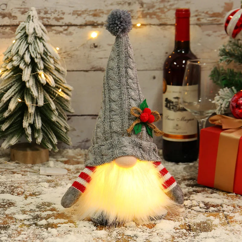 Glowing Christmas Gnomes (Mr & Mrs Pair)