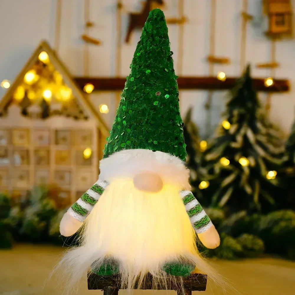 Glowing Christmas Gnomes (Mr & Mrs Pair)