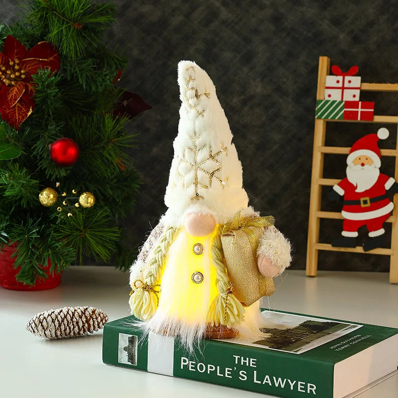 Glowing Christmas Gnomes (Mr & Mrs Pair)