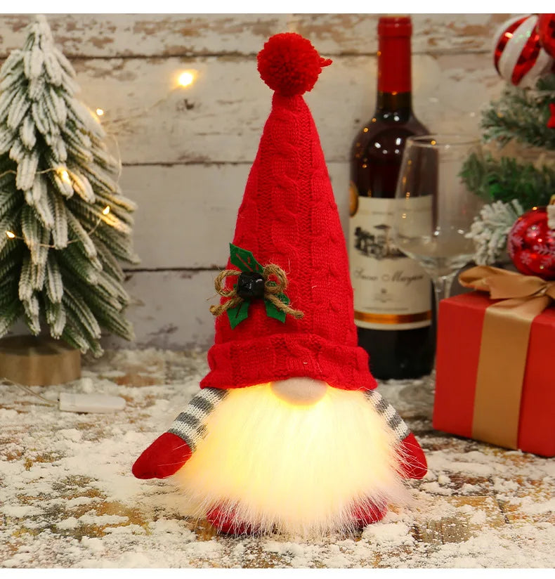 Glowing Christmas Gnomes (Mr & Mrs Pair)