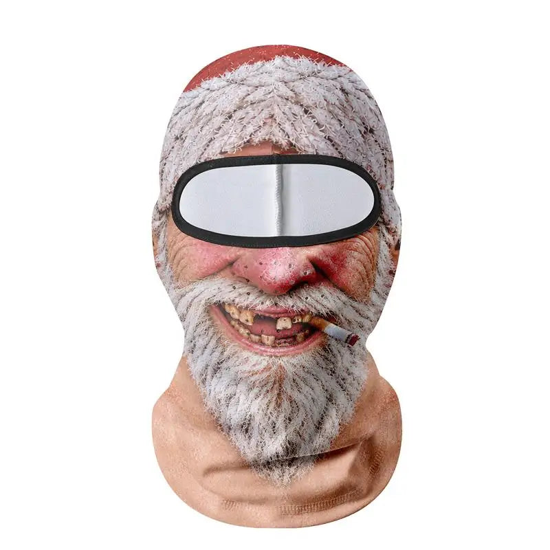 Santa Grandpa Face Ski Mask (Funny Stocking Stuffer)
