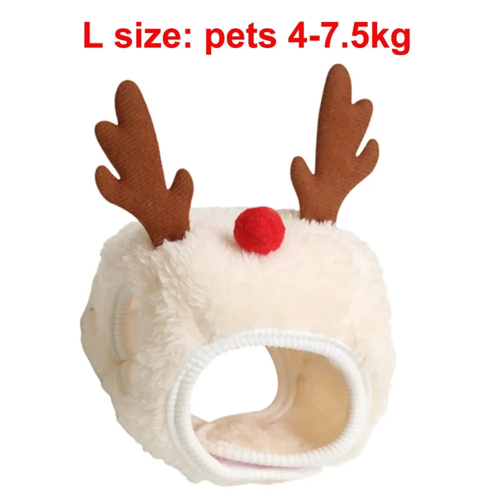 Pet Christmas Hat or Bib (Reindeer, Tree & Santa)