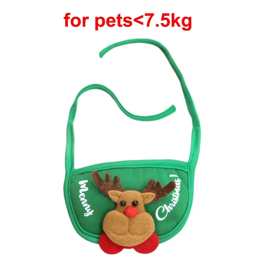 Pet Christmas Hat or Bib (Reindeer, Tree & Santa)