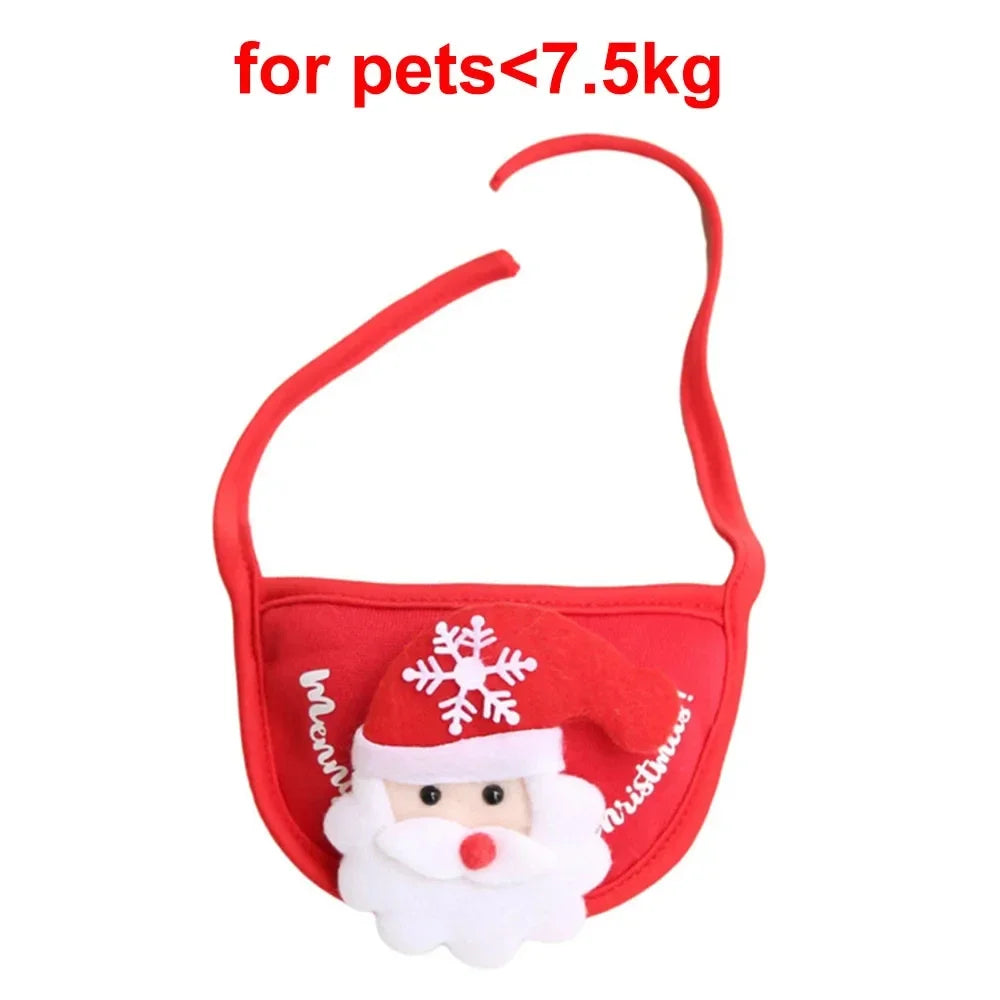 Pet Christmas Hat or Bib (Reindeer, Tree & Santa)