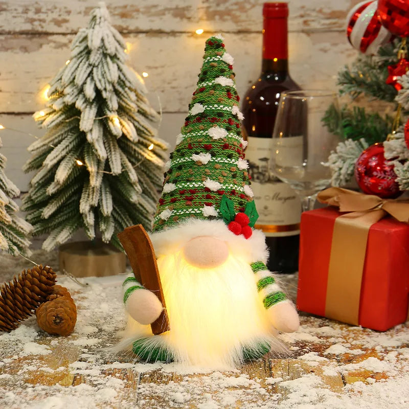 Glowing Christmas Gnomes (Mr & Mrs Pair)