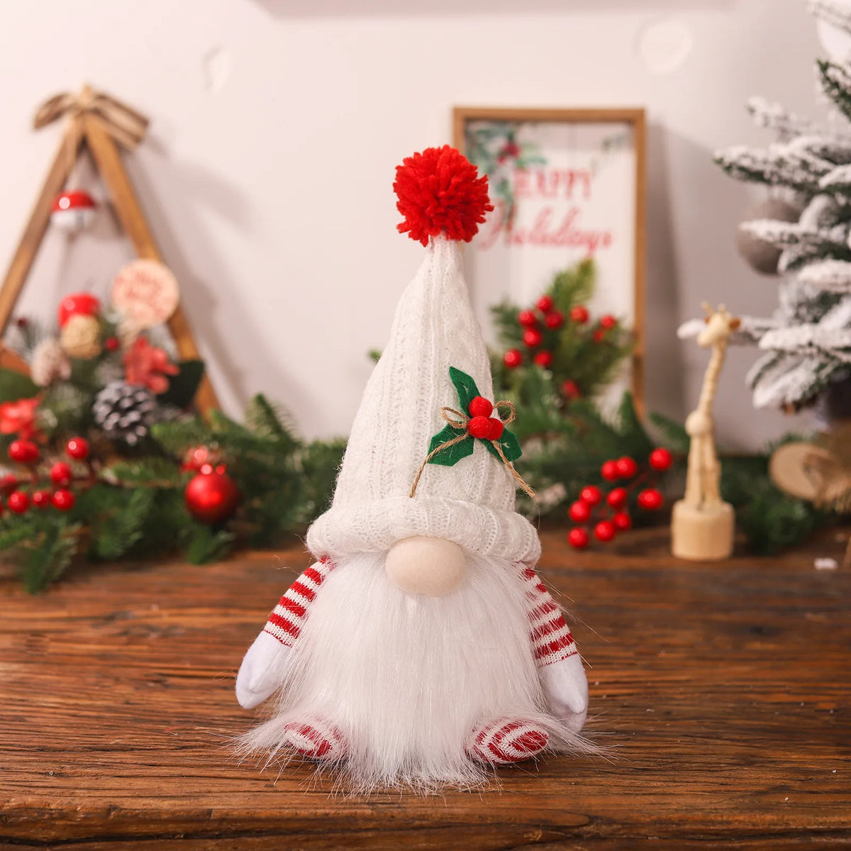 Glowing Christmas Gnomes (Mr & Mrs Pair)