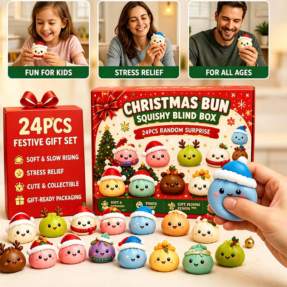 Squishy Christmas Advent Calendar (24 Surprise Squishies)
