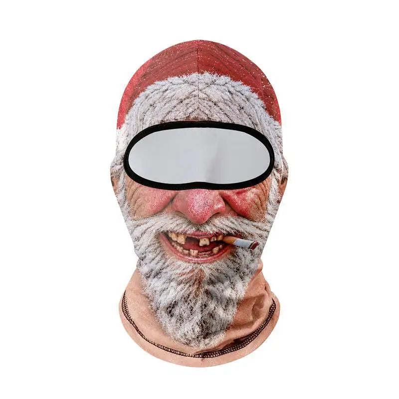 Santa Grandpa Face Ski Mask (Funny Stocking Stuffer)