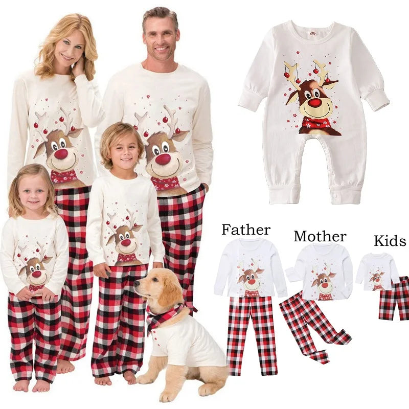 Matching Family Christmas Pajamas (+ Dog)