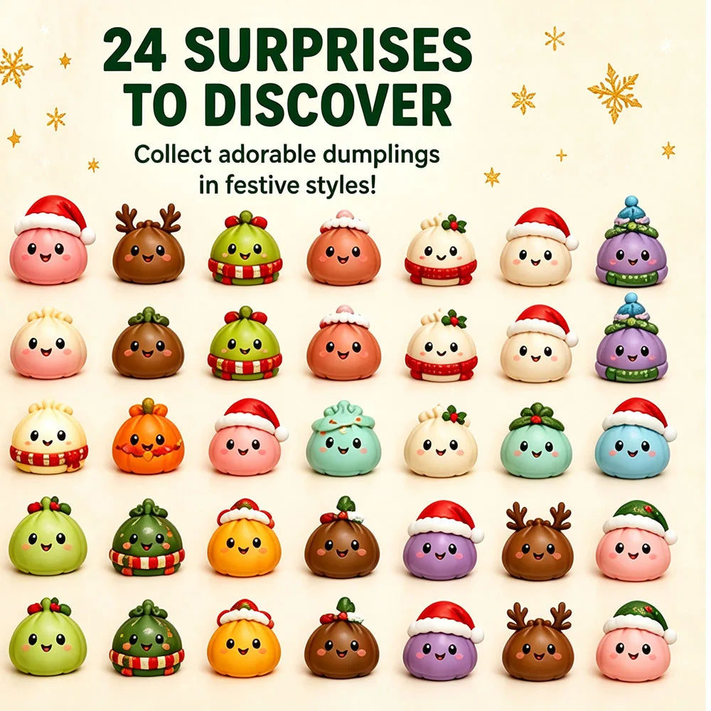 Squishy Christmas Advent Calendar (24 Surprise Squishies)