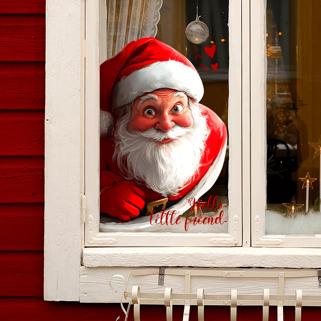 3D Santa Window Sticker