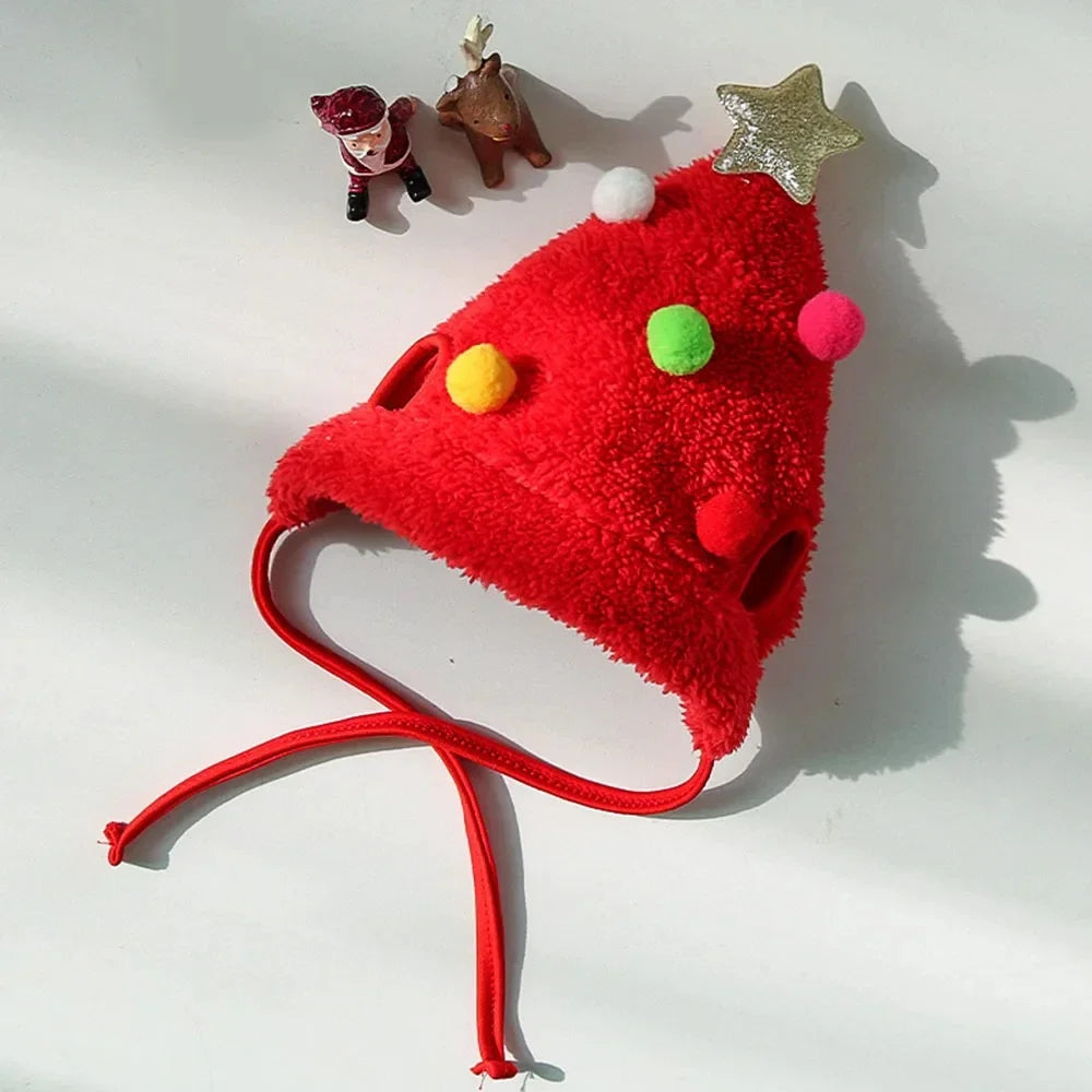 Pet Christmas Hat or Bib (Reindeer, Tree & Santa)