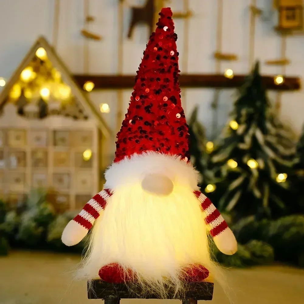 Glowing Christmas Gnomes (Mr & Mrs Pair)