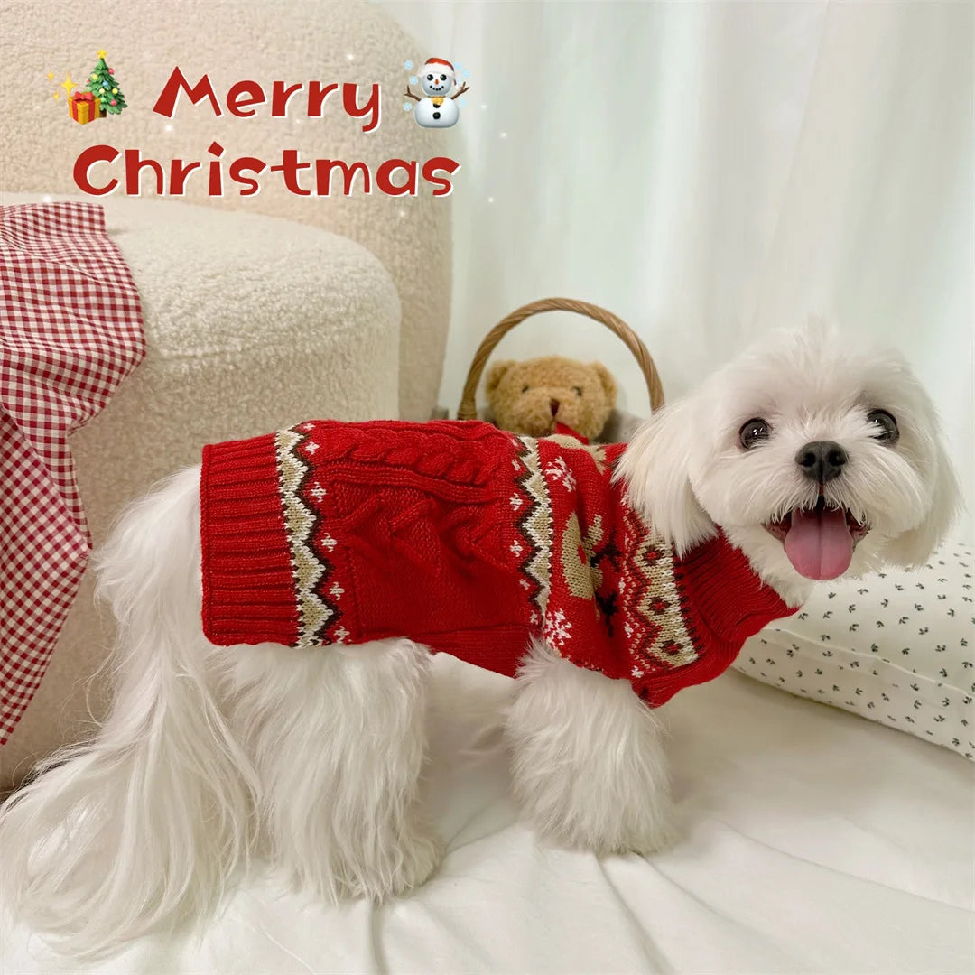 Reindeer Dog Christmas Sweater