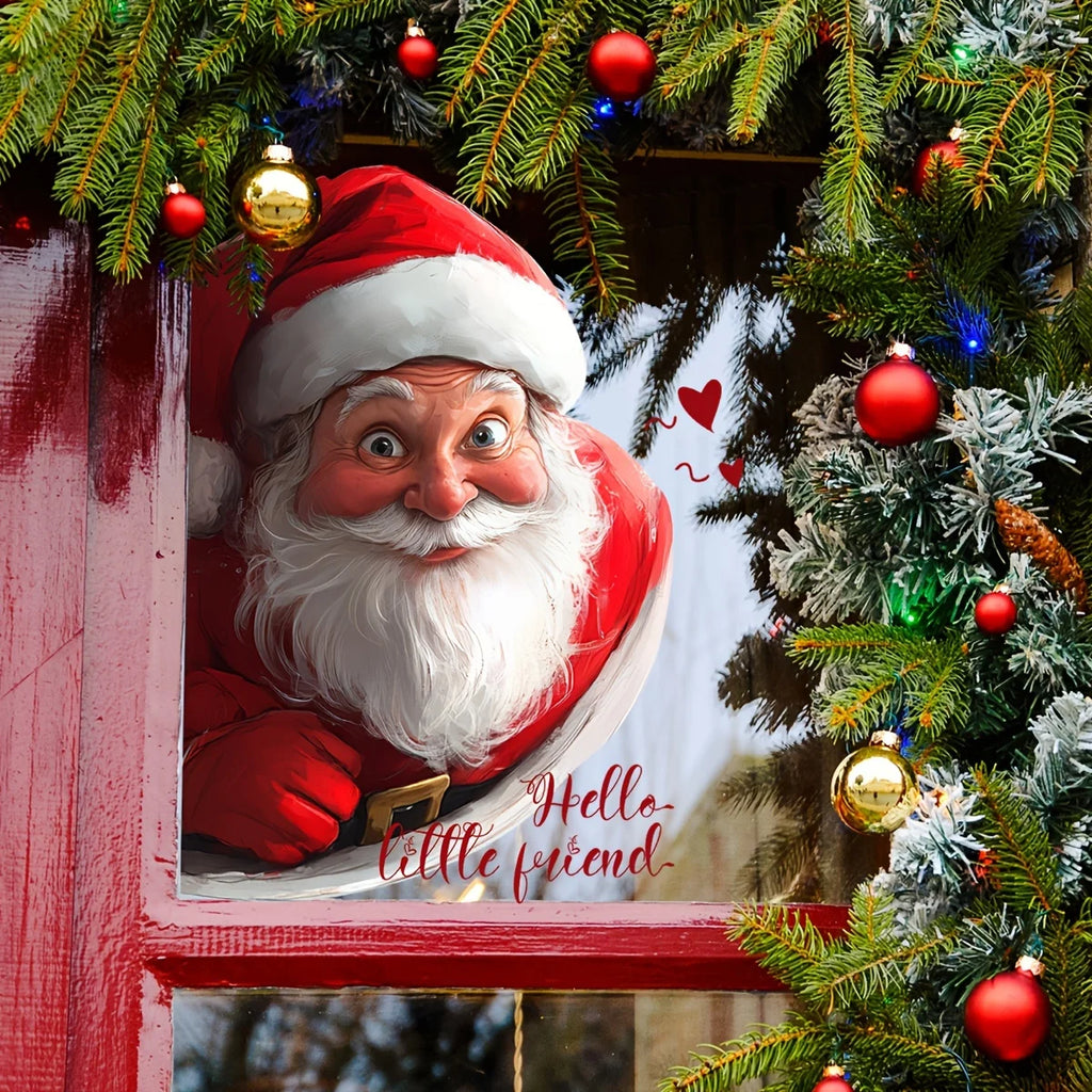 3D Santa Window Sticker