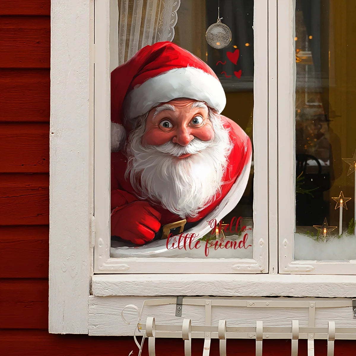 3D Santa Window Sticker
