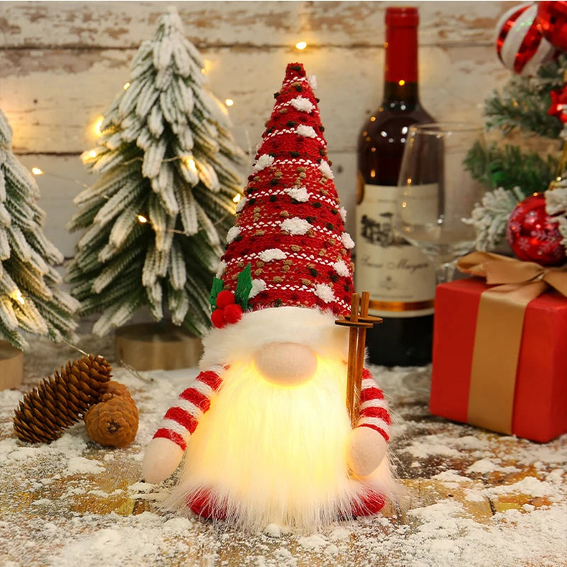 Glowing Christmas Gnomes (Mr & Mrs Pair)