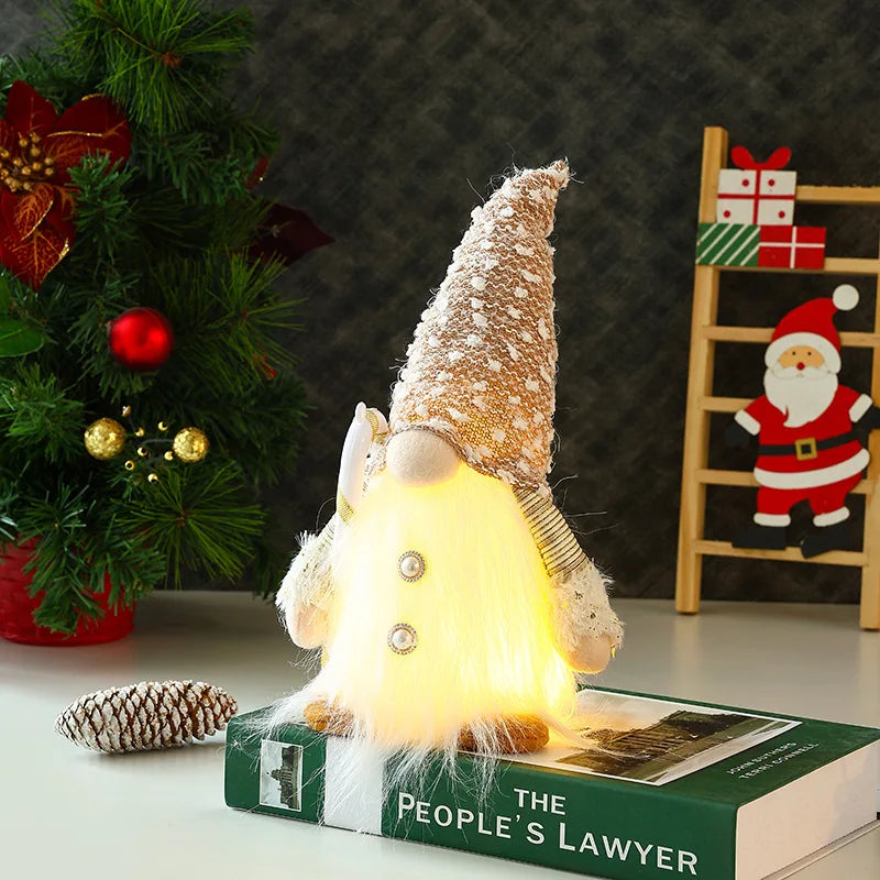 Glowing Christmas Gnomes (Mr & Mrs Pair)