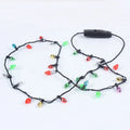 Light-Up Christmas Bulb Necklace