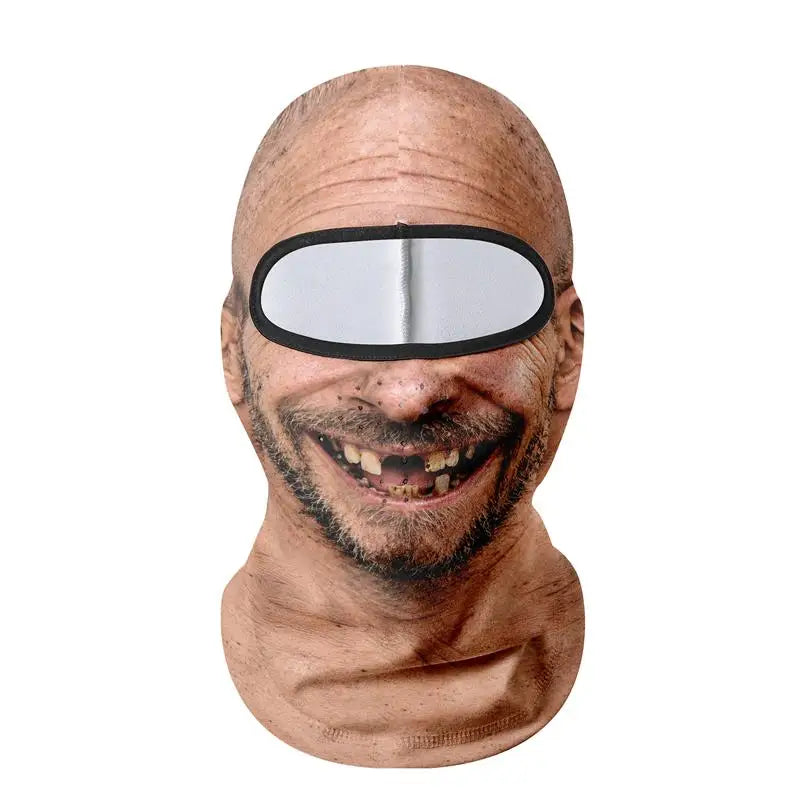 Santa Grandpa Face Ski Mask (Funny Stocking Stuffer)