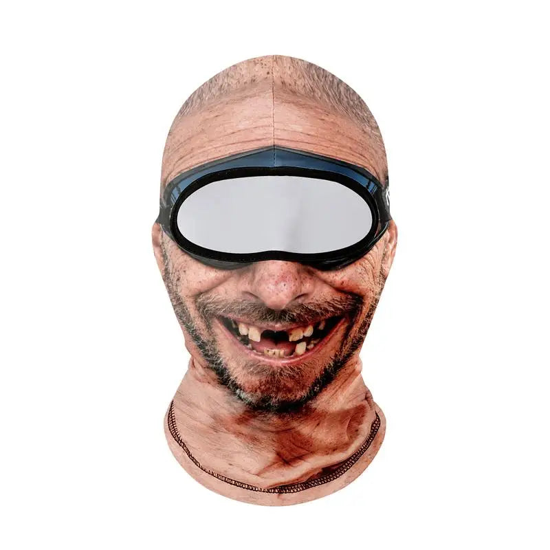 Santa Grandpa Face Ski Mask (Funny Stocking Stuffer)