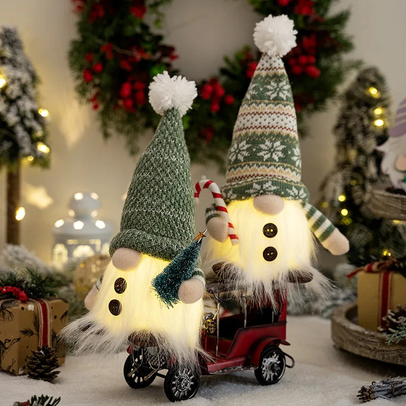 Glowing Christmas Gnomes (Mr & Mrs Pair)
